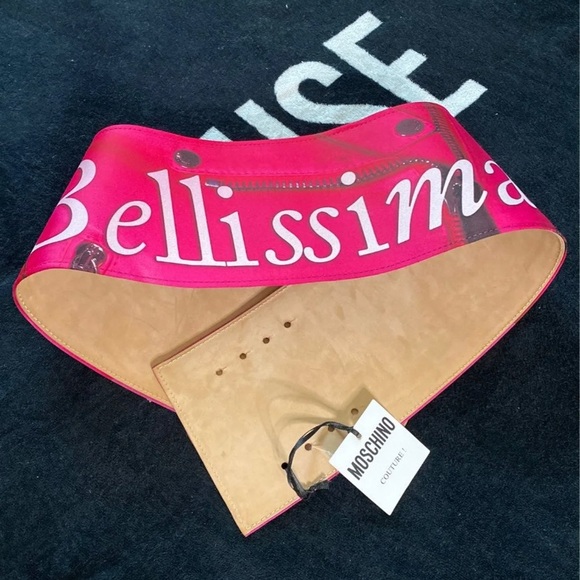 Pink 5” Moschino Belt main image 4
